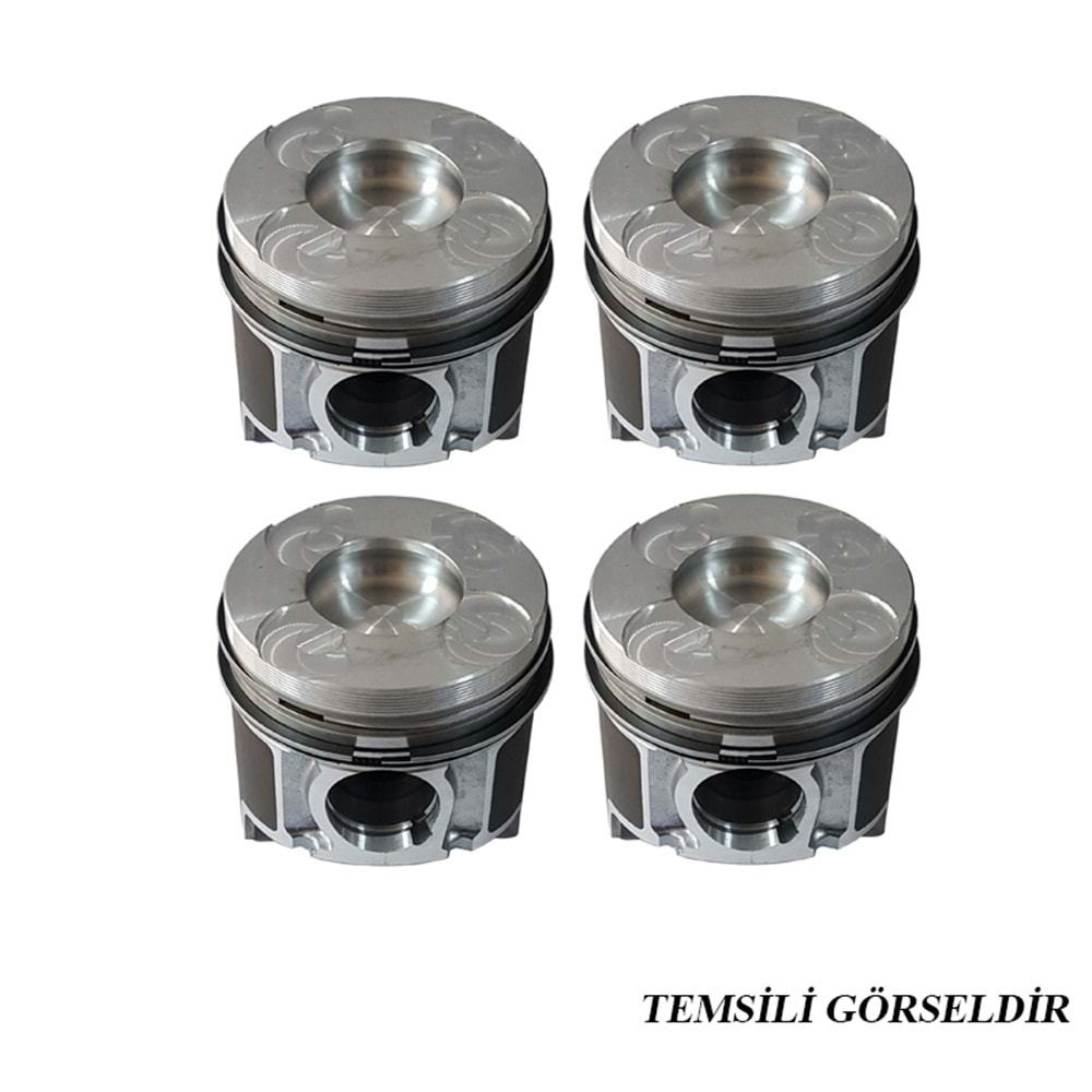 PİSTON SEKMAN TAKIM 1.4 A14NET ASTRA J MOKKA 73 MM (GÜÇLENDİRİLMİŞ) (0.50 ) -GOETZE-