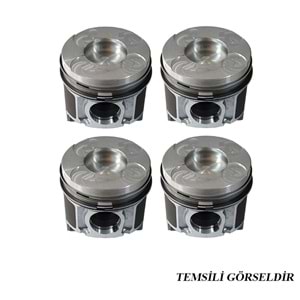 PİSTON SEKMAN TAKIM 1.4 A14NET ASTRA J MOKKA 73 MM (GÜÇLENDİRİLMİŞ) (0.50 ) -GOETZE-
