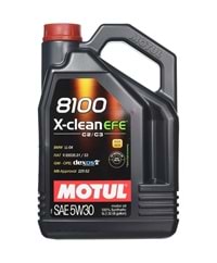 MOTOR YAĞI MOTUL 5W30 8100 X-CLEAN EFE DEXOS 2 5 LT -MOTUL-