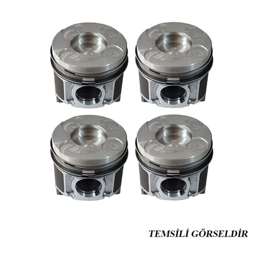 PİSTON SEKMAN TAKIM 1.2 CORSA C AGİLA Z12XEP 04 050 - -KOLBEN-