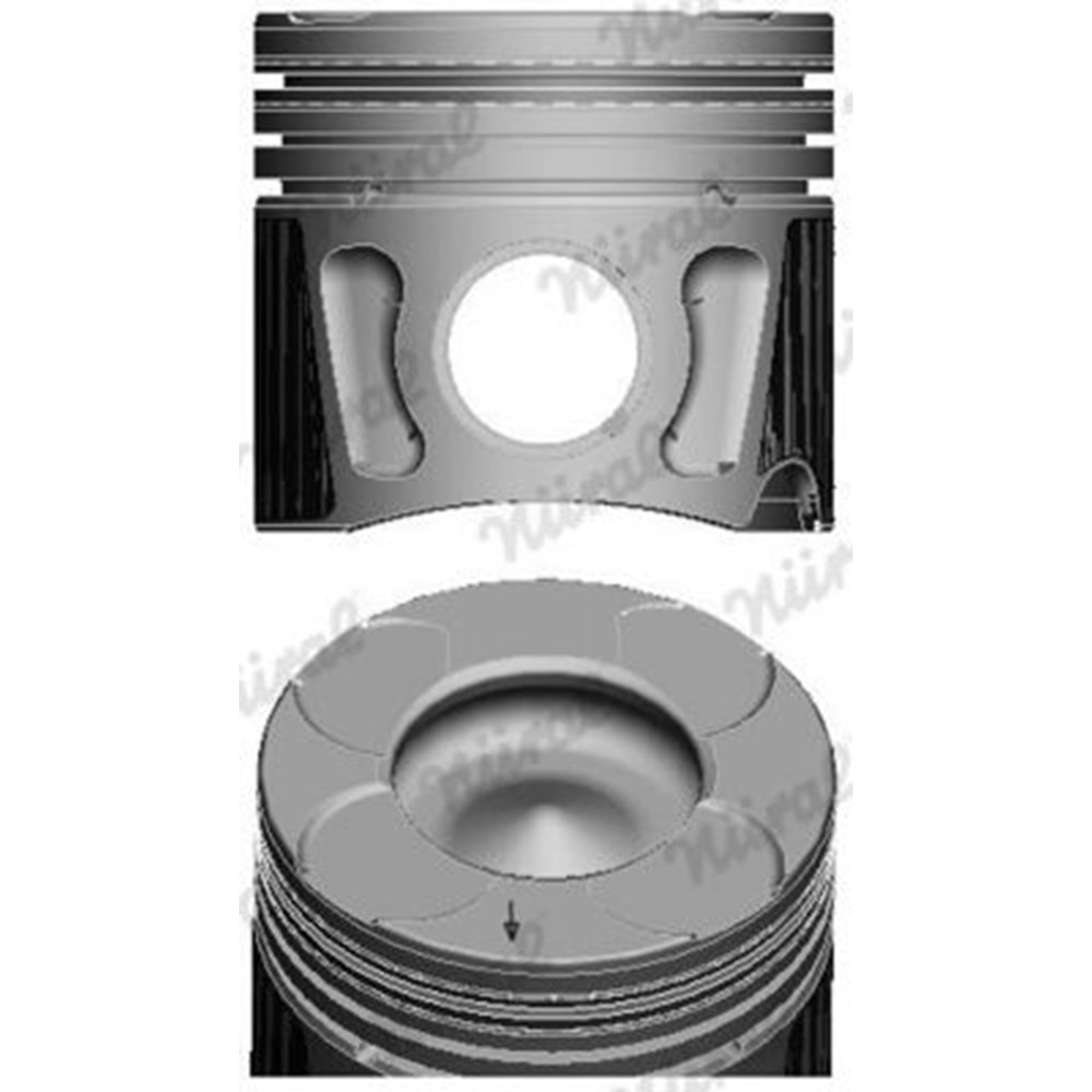 PİSTON SEKMAN TAKIM 1.3 A13DTE 69.60MM 75PS EURO 5 (STD) -NURAL-